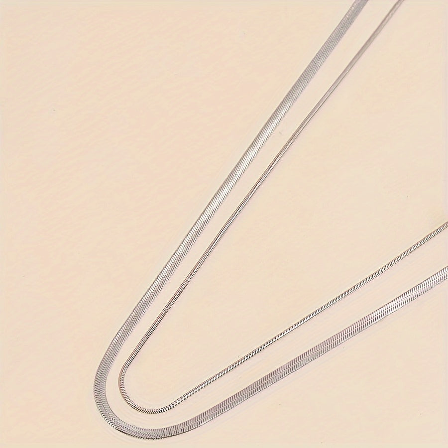 נופר | סט שרשראות נחש זהובות במראה אלגנטי ונשי