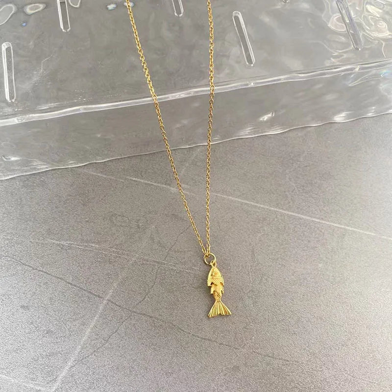ליאן | סט 3 שרשראות דגים יפות מתנה