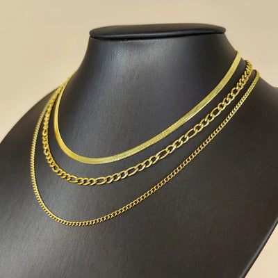 גאיה | שרשרת זהובה בסגנון רחוב יוקרתי
