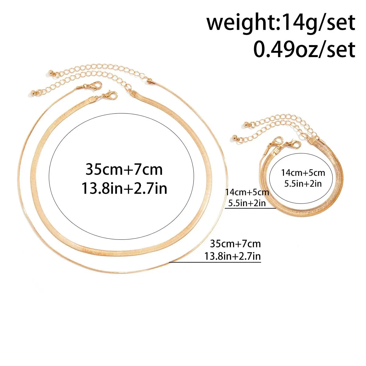 אדל | סט שרשרת וצמיד בעיצוב גותי וינטג’