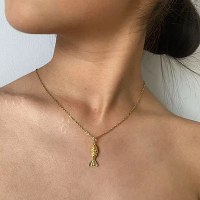 ליאן | סט 3 שרשראות דגים יפות מתנה