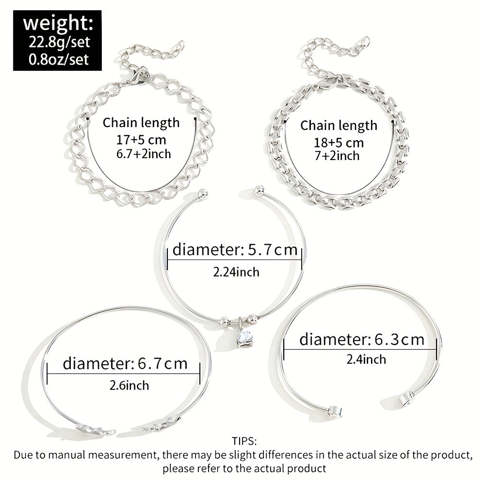 לירון | צמיד אלגנטי עם נגיעות ריינסטון וברק עדין