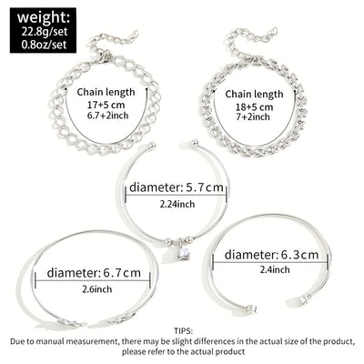 לירון | צמיד אלגנטי עם נגיעות ריינסטון וברק עדין