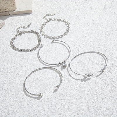 לירון | צמיד אלגנטי עם נגיעות ריינסטון וברק עדין